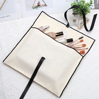 Pochette de luxe en coton avec rabat, personnalisable avec logo imprimé, pour vêtements et sacs à main