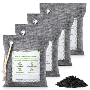 Borsa carbone attivo di bambù produttore OEM naturale purificatore d'aria fresca per auto basamento odore assorbitore per scarpe animali - Product Image 6