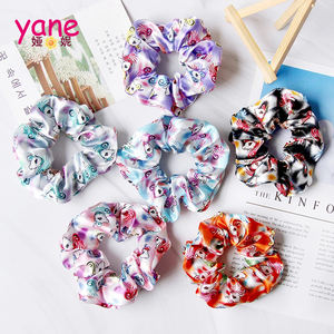 Accesorios para el cabello <span class=keywords><strong>de</strong></span> unicornios para niñas, <span class=keywords><strong>scrunchies</strong></span> con estampado <span class=keywords><strong>de</strong></span> manchas <span class=keywords><strong>de</strong></span> pelo - Product Image 3