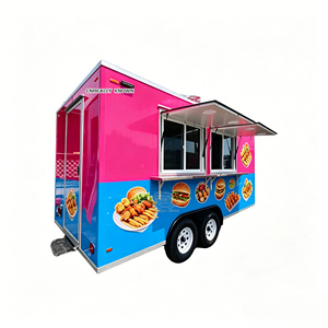 DOT CE Custom Made Dessert Trailer Galvanized Steel Full Kitchen For Factory <b>Direct</b> Ice Cream Fast Business Food Truck - Product Image 5