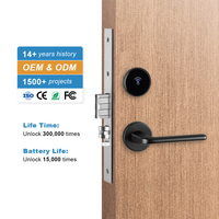 Cerradura Electrónica Inteligente de Alta Gama para Habitaciones de Hotel, con Tarjeta RFID de Aluminio, Sistema de Gestión y Software