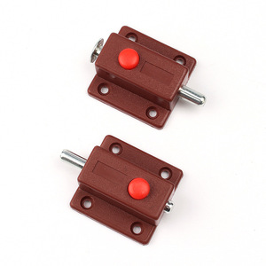 Plastic <b>Push</b> Button Spring <b>Latch</b> For Cabinet Door Surface Mount With And Without Spacer - Product Image 3