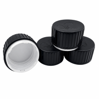 Bouchons de bouteille d'huile moteur en plastique noir 1L, avec logo personnalisé, pour emballage d'huile, vente en gros.