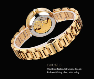 Orologio da Donna di Lusso Forsining con Diamanti, Impermeabile, Meccanico Automatico, in Acciaio Inossidabile - Product Image 4