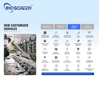 Pizarra Inteligente INGSCREEN Zero Gap Bonding de 55 a 110 Pulgadas, Pizarra Interactiva 4K UHD con Pantalla Táctil de 40 Puntos para Educación