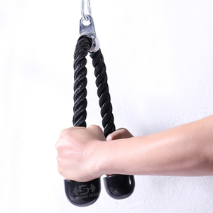 Fitness tirer vers le bas <span class=keywords><strong>corde</strong></span> <span class=keywords><strong>triceps</strong></span> <span class=keywords><strong>corde</strong></span> unique poignée câble attaches haltérophilie <span class=keywords><strong>musculation</strong></span> - Product Image 5