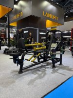 Nouveau design 2026, durable, direct usine, MOQ 1, LAND Fitness LD-4007, Machine de musculation à charge par disques, Presse à jambes pour usage universel