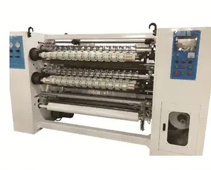 Máquina de rebobinado de cinta adhesiva, cortadora de tubos