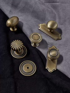 Lỗ Duy nhất-phong cách Pháp Antique Brass Màu Vintage Brass nhỏ xử lý cho tủ quần áo cửa ra vào, ngăn kéo và Antique-Style tủ - Product Image 3