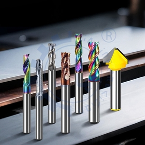 Fraise à bois personnalisée en vente chaude, fraise à bois CNC à compression, fraise à bout en carbure de tungstène, fraise à bout en carbure de tungstène pour fraisage en haut et en bas - Product Image 2