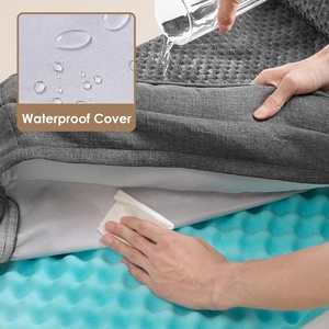 Camas ortopédicas de espuma viscoelástica para perros grandes-Sofá impermeable Cama grande para perros con funda lavable extraíble - Product Image 2