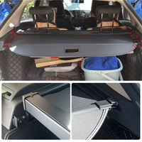Cache-bagages rétractable pour BMW X5 2001-2007 Cache-bagages de coffre arrière Protection de sécurité des bagages Accessoire
