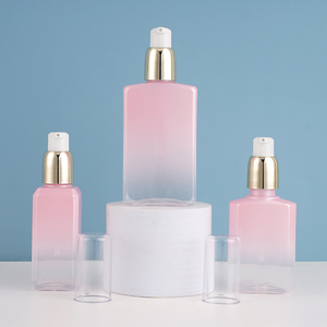 Độc Đáo Màu Hồng Vuông Rỗng Mỹ Phẩm Lotion Bóp Chai Biểu Tượng Tùy Chỉnh Lotion Bơm Chai 30Ml 60Ml 150 <span class=keywords><strong>Ml</strong></span> - Product Image 3