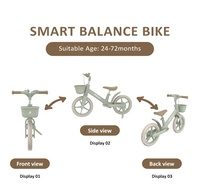 Vélo d'équilibre pour enfants, fabrication OEM, roues non pneumatiques, sans pédales, pour les tout-petits, pour la conduite en extérieur