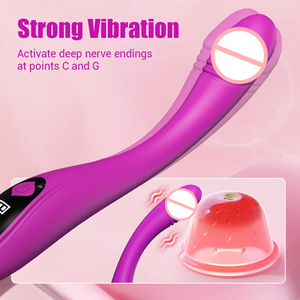Vibratore Punto G a 9 Vibrazioni ad Alta Frequenza, Stimolatore Clitorideo, Dildo, Giocattoli Sessuali per Adulti, Vibratore a Bacchetta con Display LCD - Product Image 5
