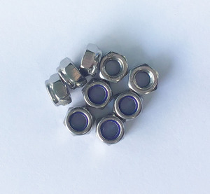 Hite ING/Blue ING ylon Elf ock UT ylon nnsert ock 985 taintainless Teel UT ololt y UT Arbon exagon raboss 035 - Product Image 6