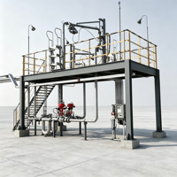 Station de remplissage à bras articulé montée sur chenilles pour citerne routière et ferroviaire avec système de dosage pour liquides pétrochimiques