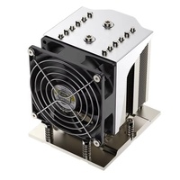 Enfriador de CPU para Servidor COOLSERVER SP7 4US42, 6 Tubos de Calor, Base de Cobre, Ventilador PWM con Dos Rodamientos de Bolas, TDP 400W para Caja de Ordenador