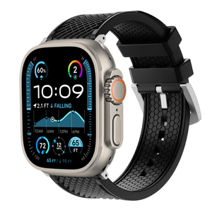 Bracelet de montre à dégagement rapide 20mm 22mm pour Apple Watch Samsung Garmin <span class=keywords><strong>Huawei</strong></span> Bracelet en caoutchouc fluoré souple Hypoallergénique <span class=keywords><strong>Installation</strong></span> facile - Product Image 6