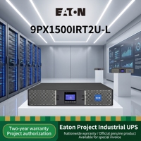 Système d'alimentation de secours Eaton 9PX1500IRT2U-L UPS avec module de batterie au lithium étendu 9PXEBM72RT1U-L pour rack/tour