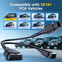 Adaptateur OBD2 THINKCAR 12+8 broches pour câble de déverrouillage de la passerelle de sécurité Chrysler, diagnostic des véhicules FCA SGW