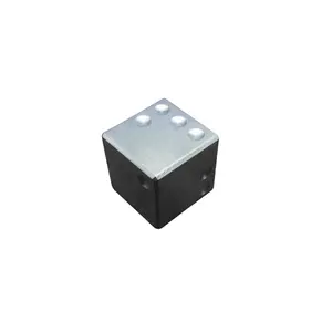 2021 factory sale titanium alloy players dice with engraved logo customization