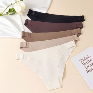 Sous-vêtements pour femmes en gros, design à crochets et à œillets, respirant, séchage rapide, sans couture, culottes élégantes pour jeunes filles - Product Image 2