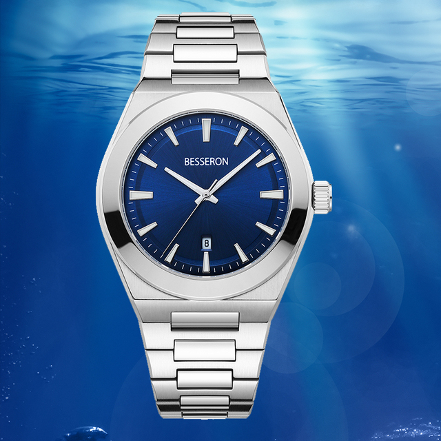 Wholesale OEM Custom Stainless Steel Watch Case Sapphire Crystal Glass Men Quartz Watches