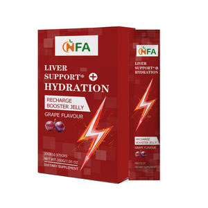 Gelatina Reforzadora de Recarga de Alta Calidad, Limpiador y Desintoxicante de Hígado con Sabor a Uva, Gelatina Hidratante para el Apoyo Hepático con Bayas de Goji y Cúrcuma - Product Image 1