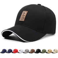 Casquette de baseball en PVC pour homme, respirante, absorbant la transpiration, sportive, décontractée, à visière, anti-UV, pour la pêche, 6 panneaux, réglable