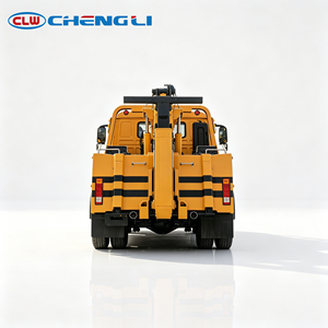Heavy Duty Tow <b>Truck</b> with Integrated Crane with Two Hydraulic Winches for Roadside Emergency Rescue - Product Image 3