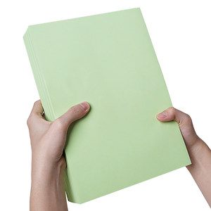 <span class=keywords><strong>Carta</strong></span> per Stampa e <span class=keywords><strong>Fotocopie</strong></span> <span class=keywords><strong>A4</strong></span> Verde Chiaro 70g/80g, Forniture per Ufficio Colorate all'Ingrosso, 1x100 Fogli, Origami Fatto a Mano - Product Image 2
