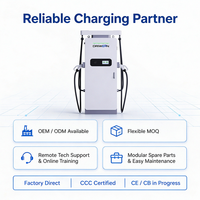 Chargeur rapide DC haute puissance 80kW-200kW pour véhicules électriques, modèles B et C, borne de recharge au sol pour véhicules électriques, EVSE, stationnement commercial