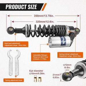 280 מ "מ 300 מ" מ 320 מ "מ עבור צ 'יטה 125 נגד בולמי זעזועים - Product Image 4