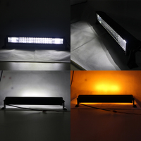 High Power 22 32 42 Zoll bernstein farbenes Offroad-Licht Zweireihige Hybrid-Zweifarben-LED-Blitzlicht leiste mit LED-Licht leiste