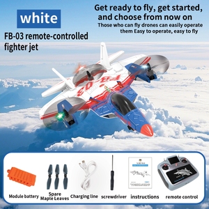 Flytec T17 2,4G Juguetes de <span class=keywords><strong>control</strong></span> remoto Luz fría con <span class=keywords><strong>RC</strong></span> 20 minutos y cambio entre cuatro modos de vuelo Avión truco - Product Image 2