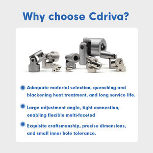 Dubbele Motor Connector Universele Koppeling Dubbele D <span class=keywords><strong>U</strong></span>-Verbinding Lager Cardanverbindingen 90 Graden - Product Image 5