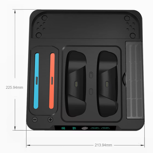 แท่นชาร์จไฟ RGB แบบมัลติฟังก์ชั่น NS2-525แท่นชาร์จแบบเร็วสำหรับ <span class=keywords><strong>Nintendo</strong></span> <span class=keywords><strong>Switch</strong></span> 2คอนโซลเกม <span class=keywords><strong>Pro</strong></span> คอนโทรลเลอร์ <span class=keywords><strong>Joy</strong></span> Con - Product Image 2