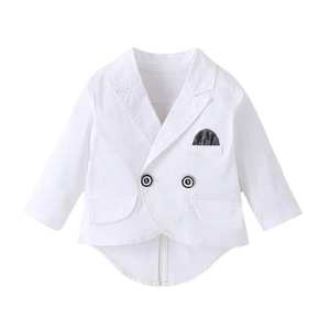 Conjunto de <span class=keywords><strong>Traje</strong></span> de Etiqueta para Bebé Recién Nacido, Otoño, Estilo Caballero, con Chaleco y Pantalones, <span class=keywords><strong>Traje</strong></span> de <span class=keywords><strong>Bautizo</strong></span> - Product Image 6