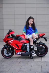 Sıcak satış 12V elektrikli 45W binmek oyuncak araba 2 tekerlek çocuk motosikleti çocuklar için 2-8 yaşında uzaktan özelliği - Product Image 4