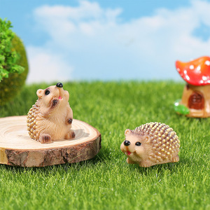 Figura Decorativa de Resina de Erizo, Miniatura de Animal para Decoración de Jardín, Uso Interior y Exterior - Product Image 3