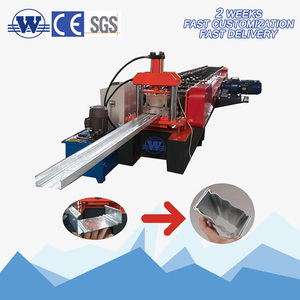Machine de formage à froid pour colonnes d'étagères de stockage Wadley, machine de fabrication de supports verticaux pour rayonnages de supermarché, moteur PLC, roulement 5.5KW 3000kg - Product Image 1