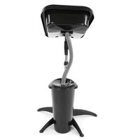 Bouteille d'eau de coiffure en plastique noir de seau de lavabo pour baignoire à shampoing portable tenir 10 litres d'eau pour un usage domestique en salon