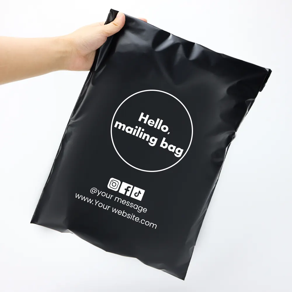 Технология, оптовая цена, изготовленная на заказ, Полиэтиленовая почтовая сумка, экологически чистые сумки для малого бизнеса