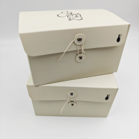 Boîtes d'emballage rigides en carton blanc personnalisées, logo personnalisé, laminage mat de luxe, recyclables/ressortissables, pliables, CMYK 4
