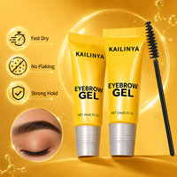 Gel Sourcils Transparent Personnalisé OEM ODM avec Logo, Mascara Sourcils Naturel, Fixateur de Sourcils Longue Durée, Vente en Gros, Fournisseur en Vrac, Cosmétique Marque Privée