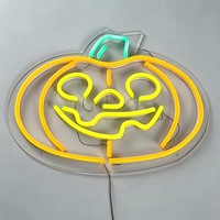 Tira de Luces LED de Neón con Logotipo Personalizado, Decoración de Pared Acrílica para Dormitorio, Sala de Juegos o Negocio