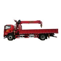 Grue de camion à bras télescopique pour levage en altitude, levage longue distance et levage vertical de marchandises