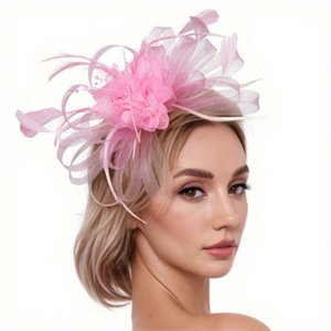 Diademas de Lujo Coloridas para Mujer, Accesorios de Pelo Elegantes, Lazos, Fascinators, Pinzas Banana, Aros para el Cabello Hechos a Mano para Fiestas Nocturnas - Product Image 2