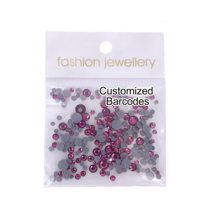 Ss6 Ss8 Ss10 Ss12 Ss16 Ss20 Ss30 Nicht Hotfix Harz Flache Glas-Strasssteine für Halloween und Weihnachten im Großhandel - Product Image 1